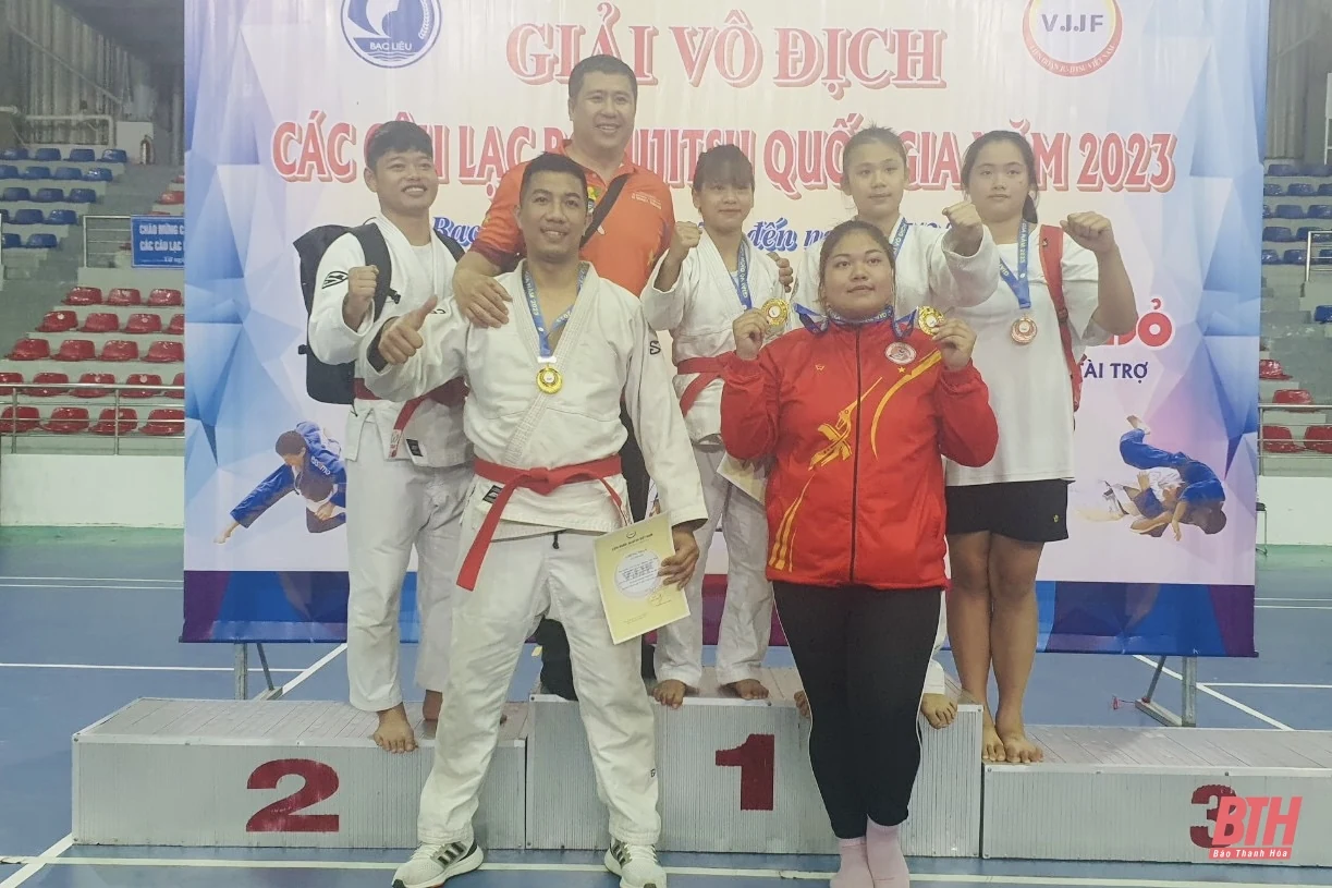 Jujitsu Thanh Hoá khởi đầu năm 2023 ấn tượng với giải vô địch các CLB quốc gia