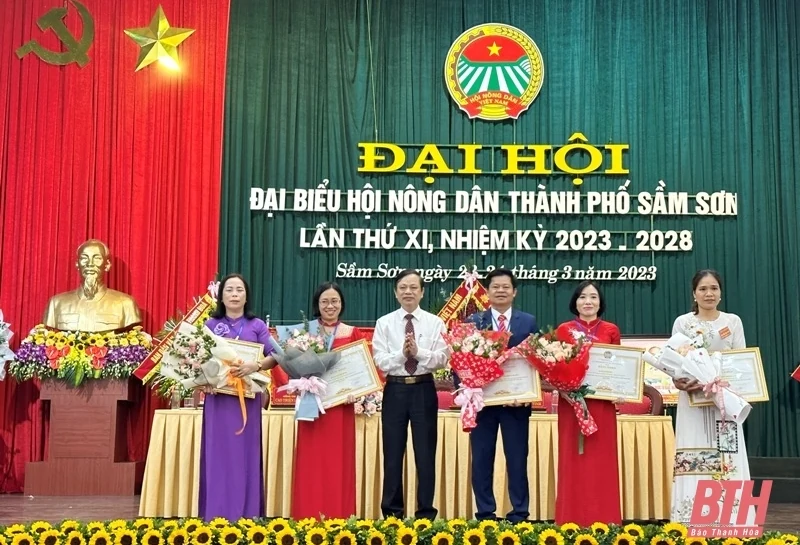 Đại Hội đại biểu Hội Nông dân TP Sầm Sơn, nhiệm kỳ 2023-2028