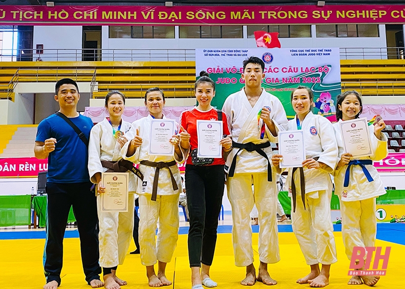 VĐV Thanh Hóa giành thành tích cao tại Giải vô địch các CLB Judo quốc gia 2023