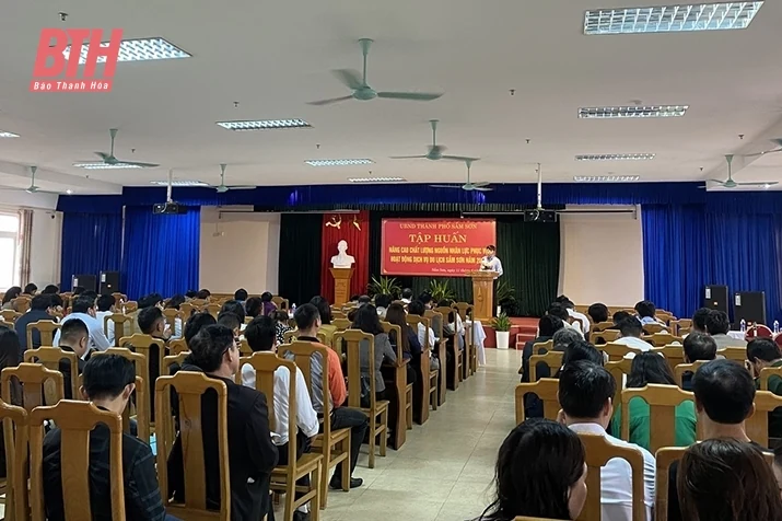 TP Sầm Sơn nâng cao chất lượng nguồn nhân lực phục vụ du lịch năm 2023