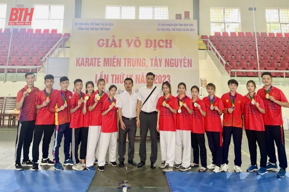 Karate Thanh Hoá khởi đầu năm 2023 ấn tượng tại Giải Vô địch Karate Miền Trung - Tây Nguyên