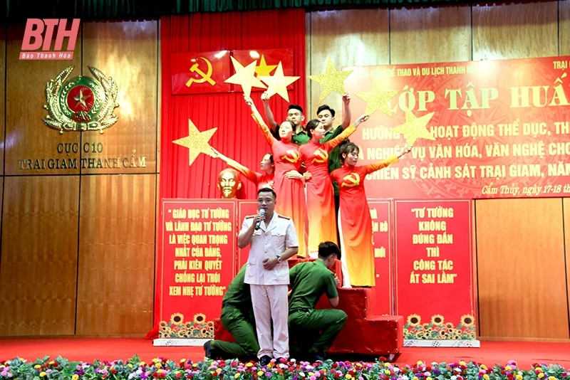 Nâng cao kỹ năng hoạt động TDTT và nghiệp vụ văn hóa văn nghệ cho cán bộ, chiến sỹ cảnh sát Trại giam Thanh Cẩm