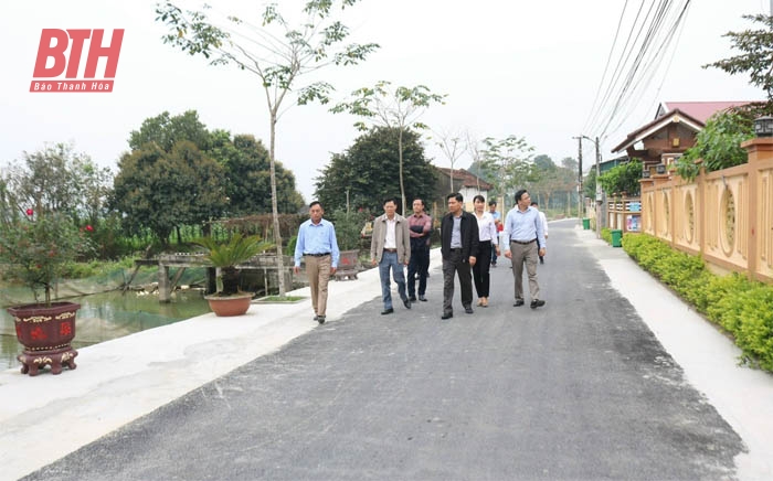 Huyện Thiệu Hóa xây dựng nông thôn mới nâng cao, nông thôn mới kiểu mẫu gắn với đô thị văn minh