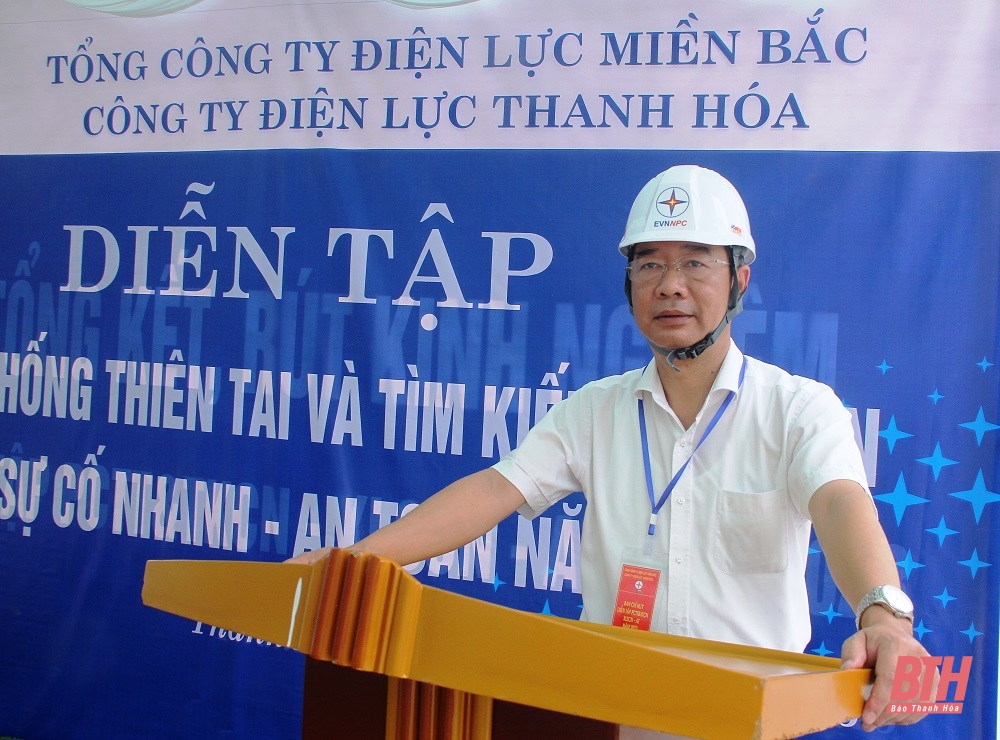 PC Thanh Hóa diễn tập phòng, chống thiên tai, tìm kiếm cứu nạn năm 2023