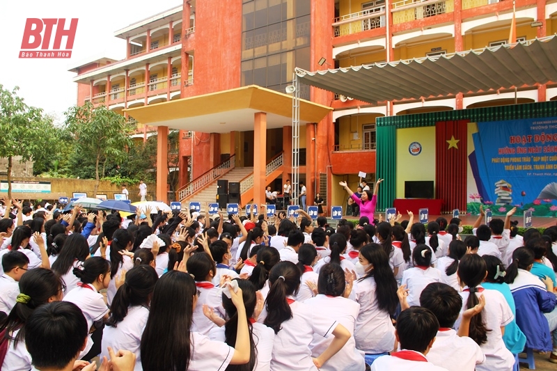 Trường THCS Trần Mai Ninh hưởng ứng Ngày Sách và Văn hóa đọc Việt Nam