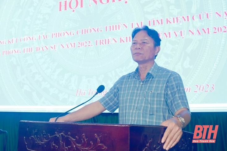 Hà Trung triển khai nhiệm vụ công tác phòng, chống thiên tai, tìm kiếm cứu nạn và phòng thủ dân sự năm 2023