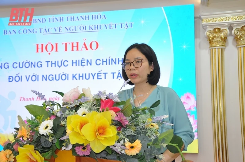 Tăng cường thực hiện chính sách đối với người khuyết tật