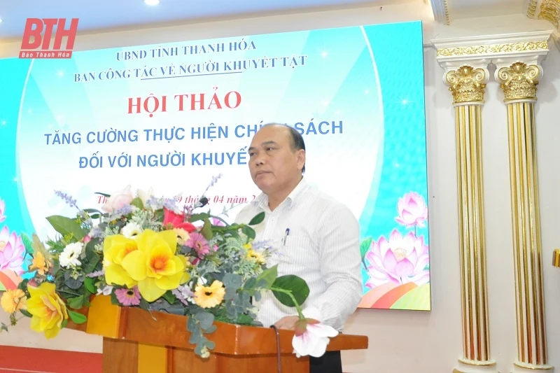 Tăng cường thực hiện chính sách đối với người khuyết tật