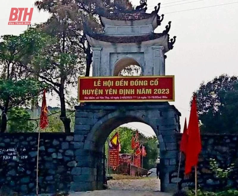 Cơ bản hoàn thiện các điều kiện tổ chức Lễ hội Đền Đồng Cổ