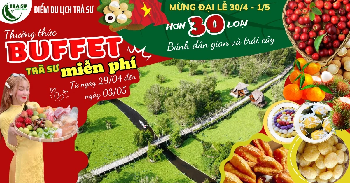 Trà Sư - “Thiên đường” cho mùa lễ 30/4 -1/5