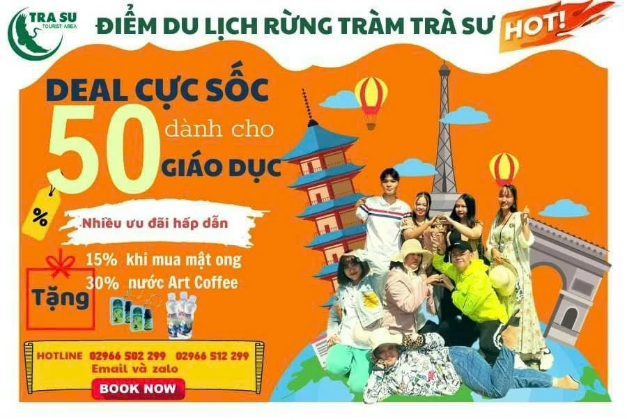 Trà Sư - “Thiên đường” cho mùa lễ 30/4 -1/5