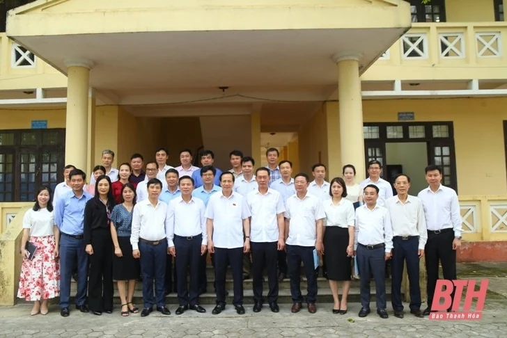 Bộ trưởng Bộ Lao động, Thương binh và Xã hội Đào Ngọc Dung thăm, làm việc tại Trường Cao đẳng Nông nghiệp Thanh Hóa