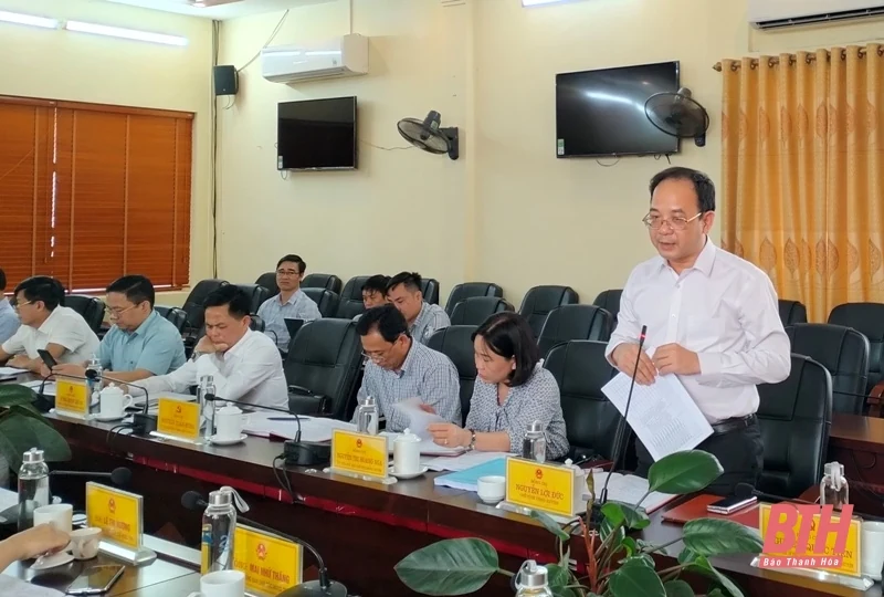 HĐND tỉnh giám sát công tác quản lý Nhà nước về quy hoạch xây dựng tại các huyện Ngọc Lặc và Nông Cống