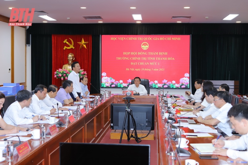 Trường Chính trị tỉnh Thanh Hóa được công nhận đạt chuẩn mức 1