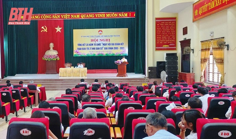 Yên Định tổng kết 20 năm Ngày hội Đại đoàn kết toàn dân tộc