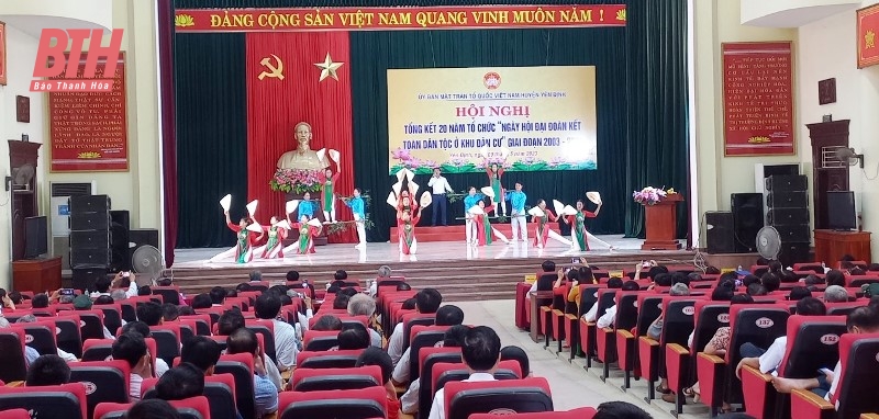 Yên Định tổng kết 20 năm Ngày hội Đại đoàn kết toàn dân tộc