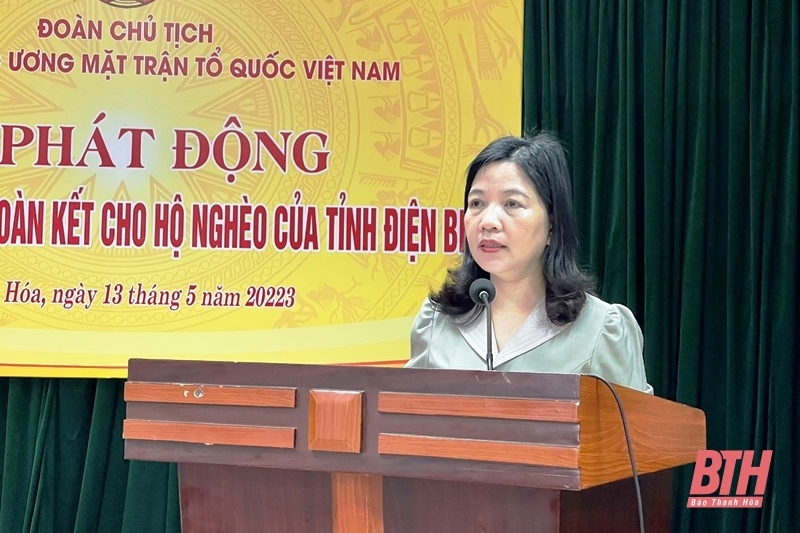 Phát động ủng hộ xây nhà đại đoàn kết cho hộ nghèo tỉnh Điện Biên