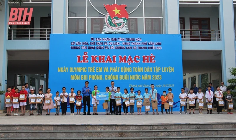 Khai mạc hè, Ngày Olympic trẻ em và Phát động toàn dân tập luyện môn bơi phòng, chống đuối nước năm 2023