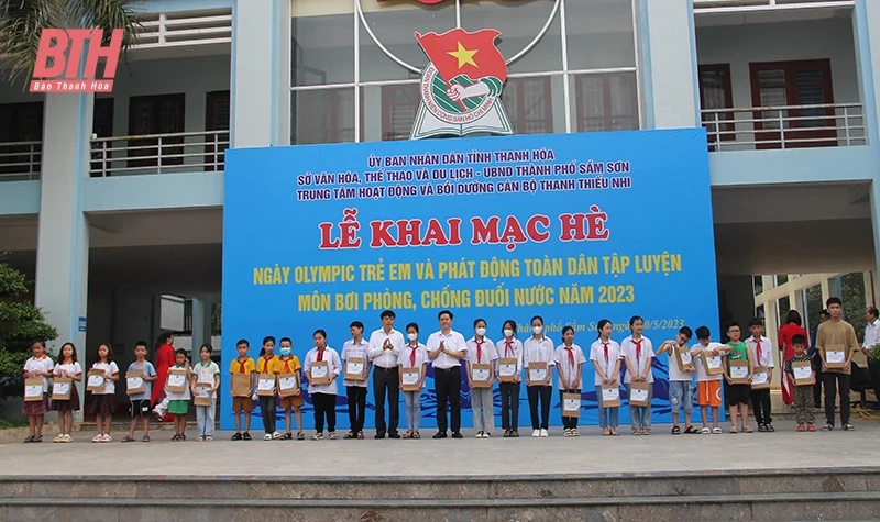 Khai mạc hè, Ngày Olympic trẻ em và Phát động toàn dân tập luyện môn bơi phòng, chống đuối nước năm 2023