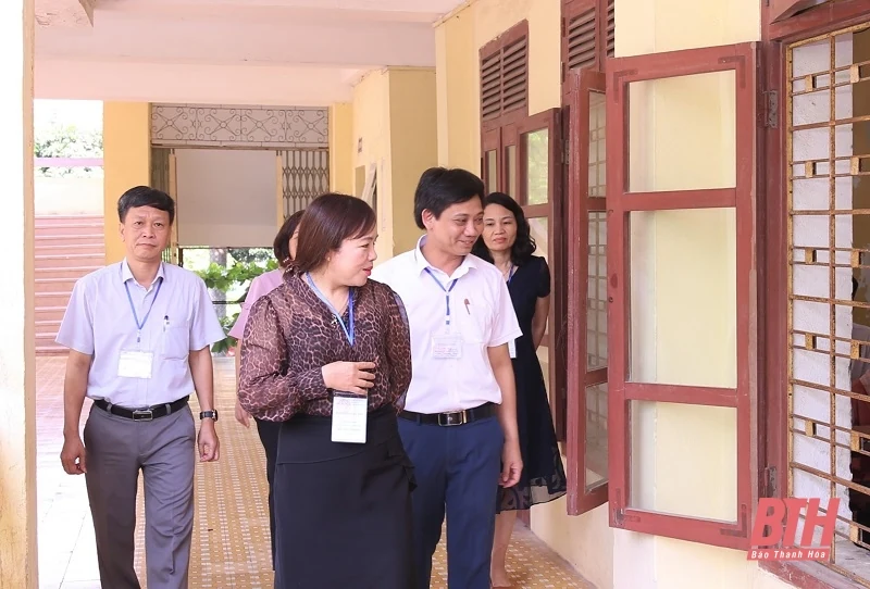 Tỷ lệ thí sinh tham dự thi các môn chuyên vào lớp 10 Trường THPT Chuyên Lam Sơn đạt 99,49%