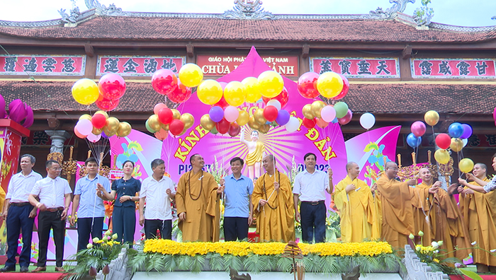 Giáo hội Phật giáo huyện Thọ Xuân tổ chức Đại lễ Phật đản Phật lịch 2567 - Dương lịch 2023