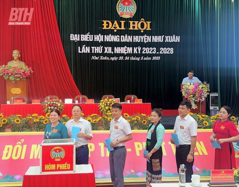 Đại hội đại biểu Hội Nông dân huyện Như Xuân, nhiệm kỳ 2023-2028