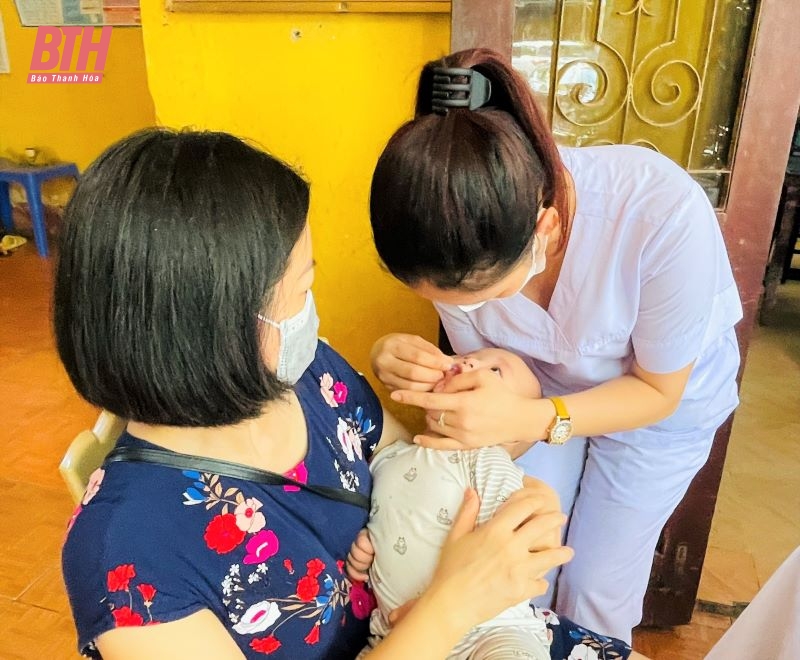 Chiến dịch bổ sung uống Vitamin A trẻ em từ 6 đến 60 tháng tuổi đợt I năm 2023 tại TP Thanh Hóa