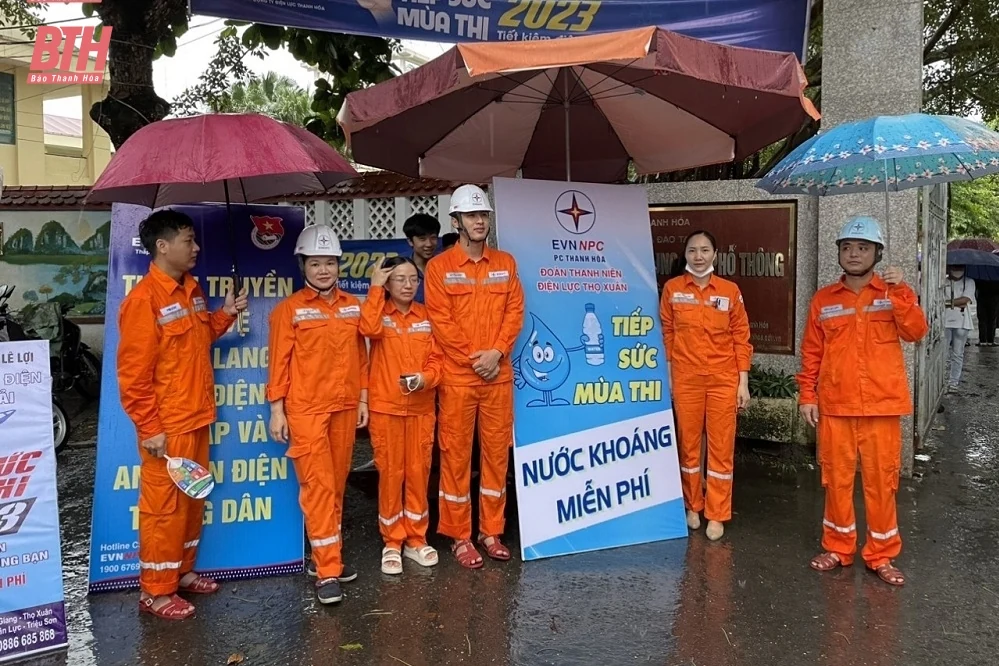 Công ty Điện lực Thanh Hóa đồng hành cùng thí sinh tham dự kỳ thi tuyển sinh vào lớp 10 THPT
