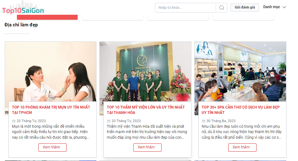 Top10SaiGon - Website review Top công ty, dịch vụ TPHCM