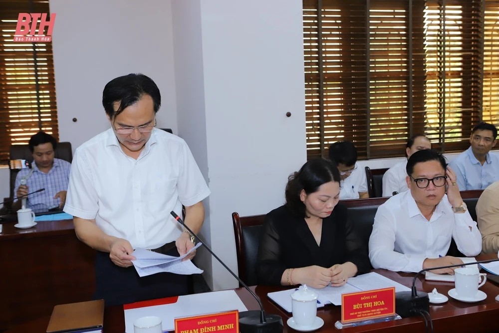 Bá Thước cần nêu cao tinh thần trách nhiệm, đổi mới tư duy, phương pháp, cách làm theo phương châm “tư duy mở, hoạt động nhanh, nói thật, làm thật, hiệu quả thật”