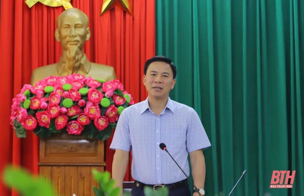 Bá Thước cần nêu cao tinh thần trách nhiệm, đổi mới tư duy, phương pháp, cách làm theo phương châm “tư duy mở, hoạt động nhanh, nói thật, làm thật, hiệu quả thật”