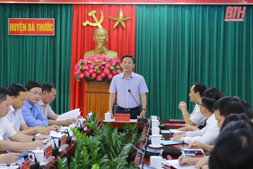 Bá Thước cần nêu cao tinh thần trách nhiệm, đổi mới tư duy, phương pháp, cách làm theo phương châm “tư duy mở, hoạt động nhanh, nói thật, làm thật, hiệu quả thật”