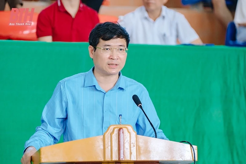 Hà Trung phát động Toàn dân tập luyện môn bơi phòng, chống đuối nước, khai mạc hè, Ngày Olympic trẻ em năm 2023
