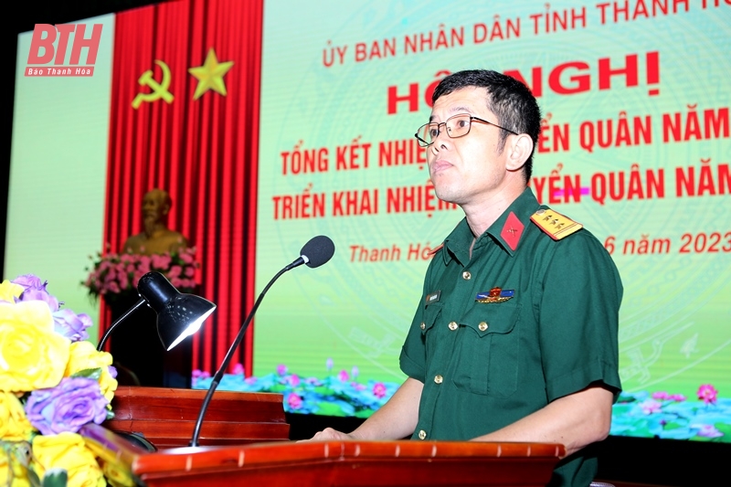 Năm 2023, tỉnh Thanh Hóa hoàn thành tốt nhiệm vụ tuyển quân