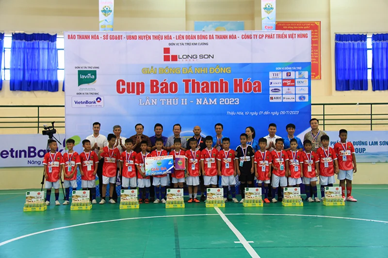 U8 Thạch Thành và U10 TP Thanh Hóa vô địch Giải Bóng đá Nhi đồng Cúp Báo Thanh Hóa lần thứ II - năm 2023