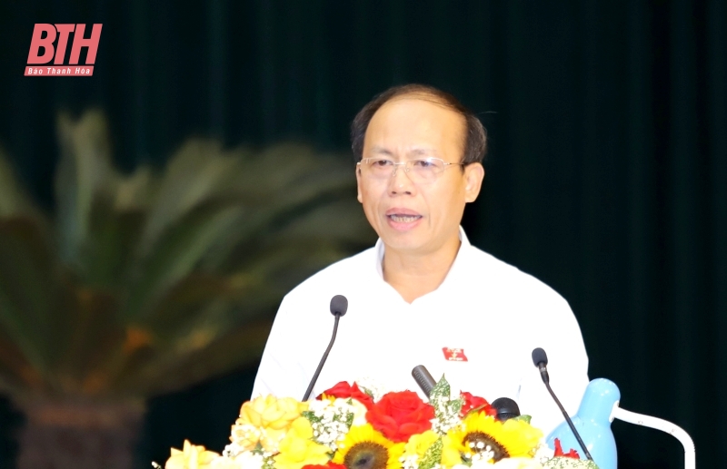 Kỳ họp thứ 14, HĐND tỉnh Thanh Hóa khóa XVIII: Các đại biểu thảo luận tại hội trường nhiều nội dung quan trọng