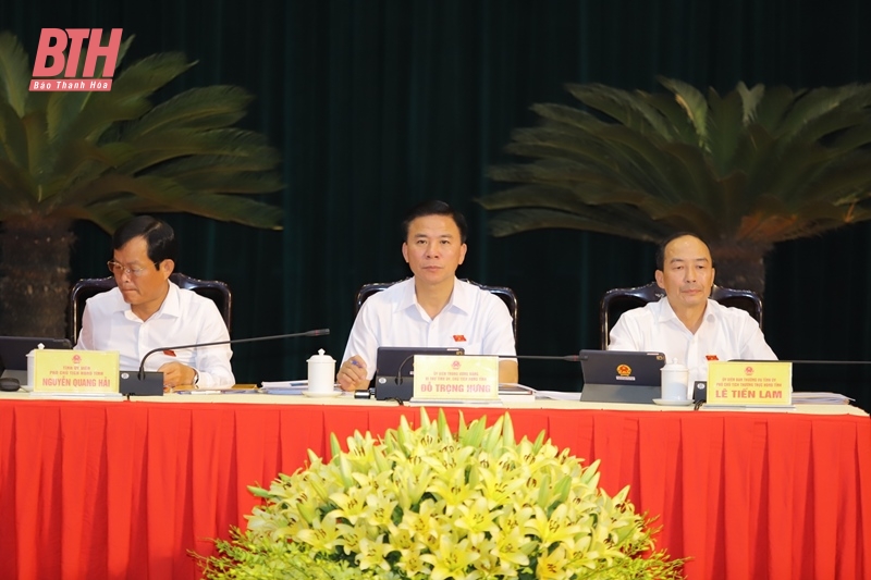 Kỳ họp thứ 14, HĐND tỉnh Thanh Hóa khóa XVIII: Các đại biểu thảo luận tại hội trường nhiều nội dung quan trọng