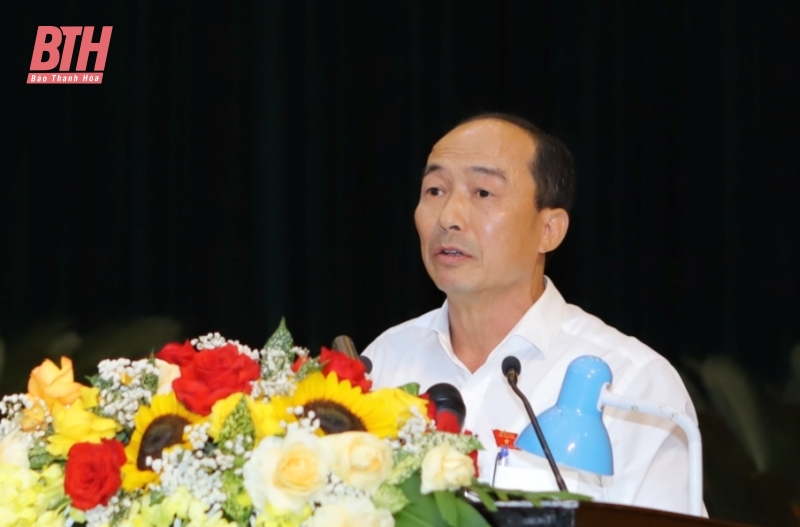 Kỳ họp thứ 14, HĐND tỉnh Thanh Hóa khóa XVIII: Các đại biểu thảo luận tại hội trường nhiều nội dung quan trọng