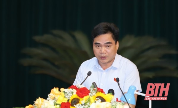 Kỳ họp thứ 14, HĐND tỉnh Thanh Hóa khóa XVIII: Các đại biểu thảo luận tại hội trường nhiều nội dung quan trọng