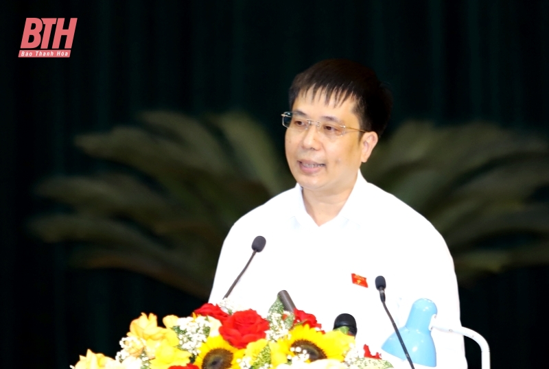 Kỳ họp thứ 14, HĐND tỉnh Thanh Hóa khóa XVIII: Các đại biểu thảo luận tại hội trường nhiều nội dung quan trọng
