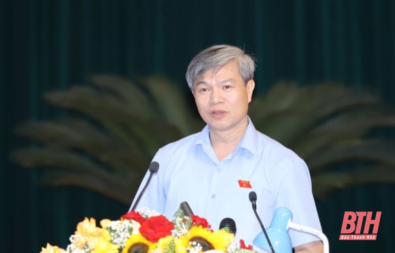 Kỳ họp thứ 14, HĐND tỉnh Thanh Hóa khóa XVIII: Các đại biểu thảo luận tại hội trường nhiều nội dung quan trọng