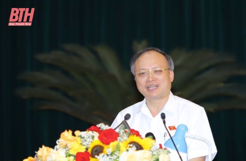 Kỳ họp thứ 14, HĐND tỉnh Thanh Hóa khóa XVIII: Các đại biểu thảo luận tại hội trường nhiều nội dung quan trọng
