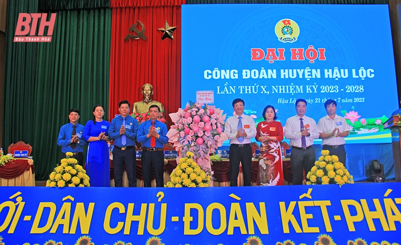 Đại hội Công đoàn huyện Hậu Lộc lần thứ X, nhiệm kỳ 2023-2028