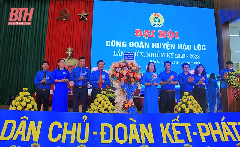 Đại hội Công đoàn huyện Hậu Lộc lần thứ X, nhiệm kỳ 2023-2028