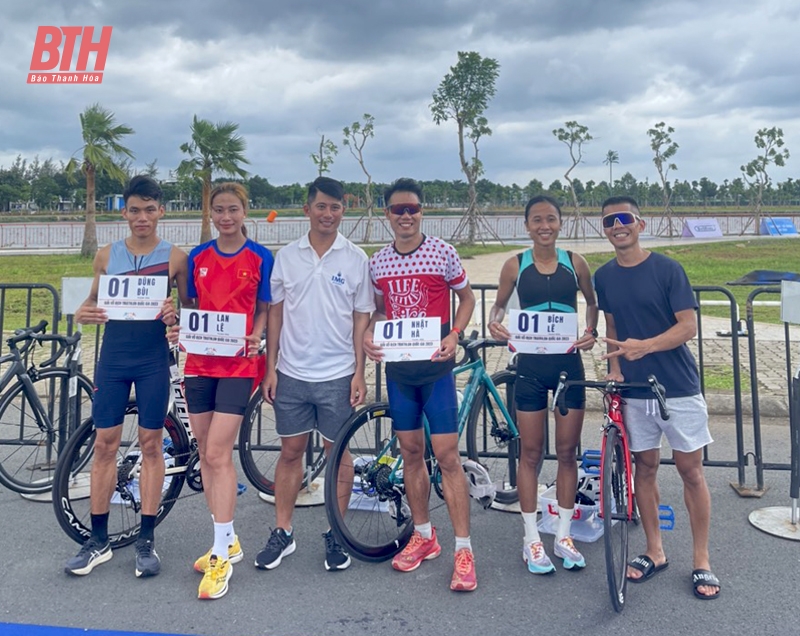 VĐV Thanh Hóa giành thành tích xuất sắc tại Giải vô địch quốc gia triathlon năm 2023