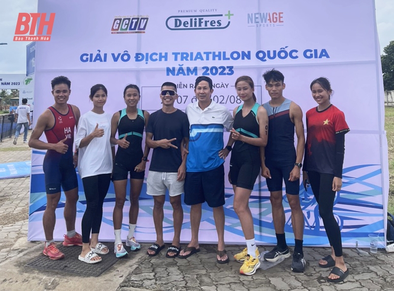 VĐV Thanh Hóa giành thành tích xuất sắc tại Giải vô địch quốc gia triathlon năm 2023