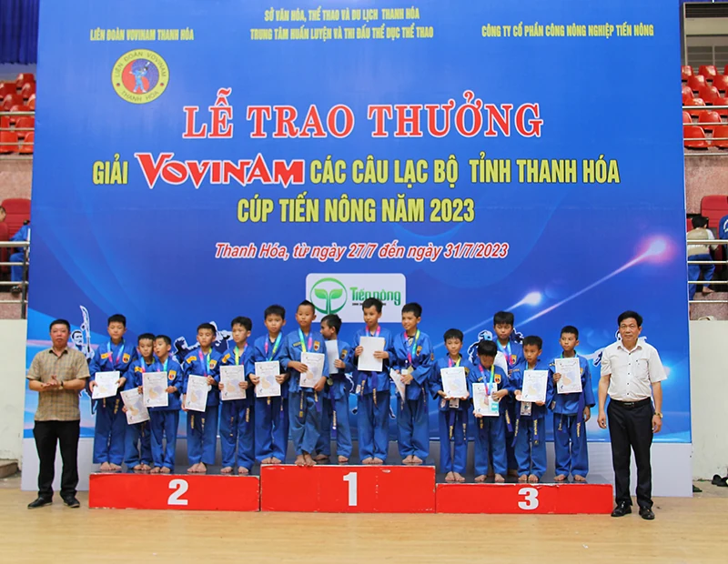 TP Thanh Hóa nhất toàn đoàn tại Giải Vovinam các CLB tỉnh Thanh Hóa – Cúp Tiến Nông 2023