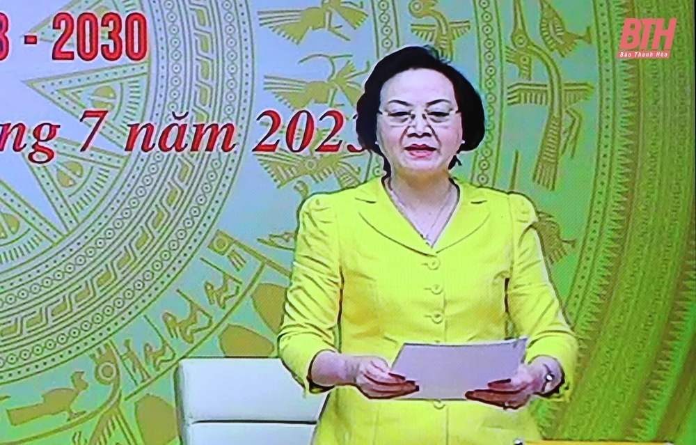 Hội nghị trực tuyến toàn quốc triển khai thực hiện sắp xếp đơn vị hành chính cấp huyện, cấp xã giai đoạn 2023-2030