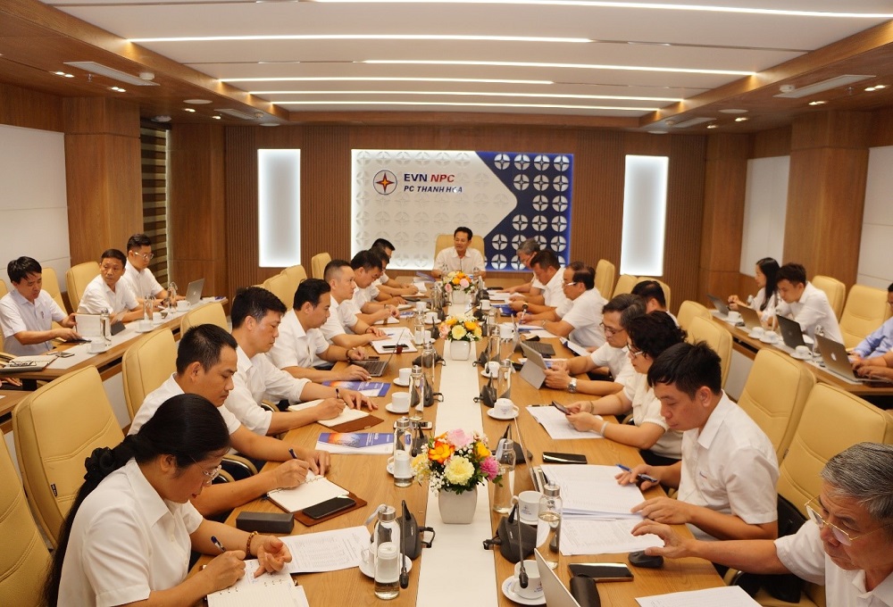 Tổng Giám đốc Tổng Công ty Điện lực miền Bắc làm việc với Công ty Điện lực Thanh Hóa