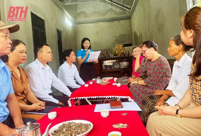 Bàn giao nhà mái ấm tình thương cho hội viên phụ nữ đặc biệt khó khăn ở thôn Bái Xuân, xã Vĩnh Phúc (Vĩnh Lộc)